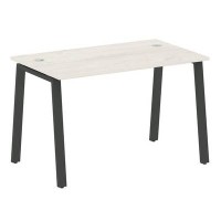 Metal System Style БА.СП-2 (Дуб Наварра/антрацит) Стол письменный на А-образном м/к