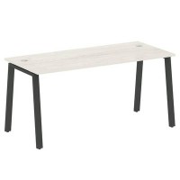 Metal System Style БА.СП-4 (Дуб Наварра/антрацит) Стол письменный на А-образном м/к