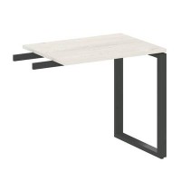 Metal System Style БО.ПР-2 (Дуб Наварра/антрацит) Приставной элемент на О-образном м/к (используется в качестве брифинга или боковой приставки)