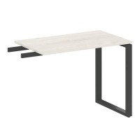 Metal System Style БО.ПР-3 (Дуб Наварра/антрацит) Приставной элемент на О-образном м/к (используется в качестве брифинга или боковой приставки)