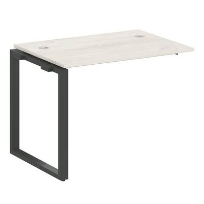 Metal System Style БО.ПРС-СП-1.1 (Дуб Наварра/антрацит) Проходной наборный элемент рабочей станции  на О-образном м/к  (проходная опора Б.ОСП-72, столешница, комплект траверс)