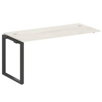 Metal System Style БО.ПРС-СП-1.4 (Дуб Наварра/антрацит) Проходной наборный элемент рабочей станции на О-образном м/к (проходная опора Б.ОСП-72, столешница, комплект траверс)