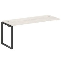 Metal System Style БО.ПРС-СП-1.5 (Дуб Наварра/антрацит) Проходной наборный элемент рабочей станции на О-образном м/к (проходная опора Б.ОСП-72, столешница, комплект траверс)