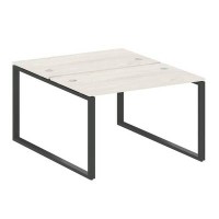 Metal System Style БО.РАС-СП-2.2 (Дуб Наварра/антрацит) Рабочая станция на О-образном м/к