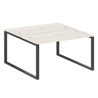 Metal System Style БО.РАС-СП-2.3 (Дуб Наварра/антрацит) Рабочая станция на О-образном м/к