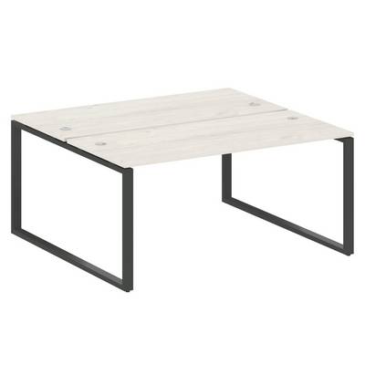 Metal System Style БО.РАС-СП-2.4 (Дуб Наварра/антрацит) Рабочая станция на О-образном м/к