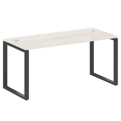 Metal System Style БО.СП-4 (Дуб Наварра/черный) Стол письменный на О-образном м/к