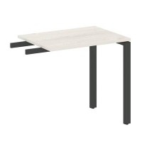 Metal System Style БП.ПР-2 (Дуб Наварра/антрацит) Приставной элемент на П-образном м/к (используется в качестве брифинга или боковой приставки)