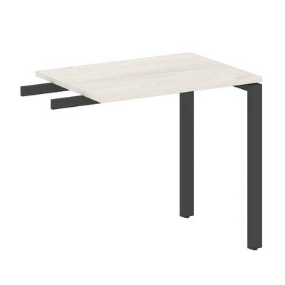 Metal System Style БП.ПР-2 (Дуб Наварра/антрацит) Приставной элемент на П-образном м/к (используется в качестве брифинга или боковой приставки)