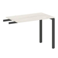 Metal System Style БП.ПР-3 (Дуб Наварра/антрацит) Приставной элемент на П-образном м/к (используется в качестве брифинга или боковой приставки)