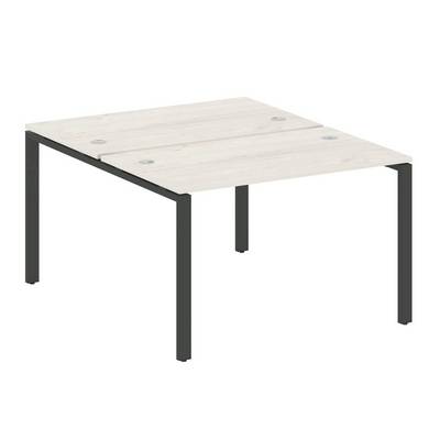 Metal System Style БП.РАС-СП-2.2 (Дуб Наварра/антрацит) Рабочая станция на П-образном м/к