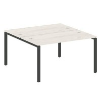 Metal System Style БП.РАС-СП-2.3 (Дуб Наварра/антрацит) Рабочая станция на П-образном м/к