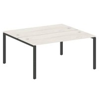 Metal System Style БП.РАС-СП-2.4 (Дуб Наварра/антрацит) Рабочая станция на П-образном м/к