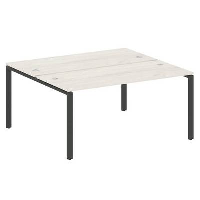 Metal System Style БП.РАС-СП-2.4 (Дуб Наварра/черный) Рабочая станция на П-образном м/к