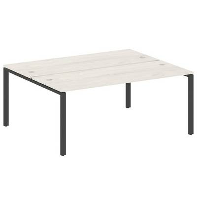 Metal System Style БП.РАС-СП-2.5 (Дуб Наварра/черный) Рабочая станция на П-образном м/к