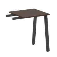 Metal System Style БА.ПР-1 (Венге цаво/черный) Приставной элемент на А-образном м/к (используется в качестве брифинга или боковой приставки)