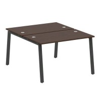 Metal System Style БА.РАС-СП-2.2 (Венге цаво/черный) Рабочая станция на А-образном м/к