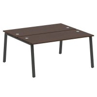 Metal System Style БА.РАС-СП-2.4 (Венге цаво/черный) Рабочая станция на А-образном м/к