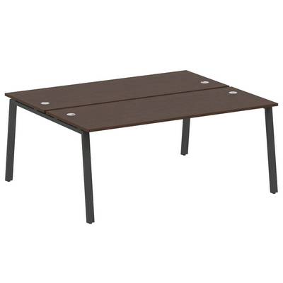 Metal System Style БА.РАС-СП-2.5 (Венге цаво/антрацит) Рабочая станция на А-образном м/к