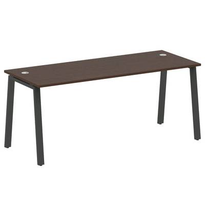 Metal System Style БА.СП-5 (Венге цаво/черный) Стол письменный на А-образном м/к