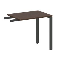 Metal System Style БП.ПР-2 (Венге цаво/черный) Приставной элемент на П-образном м/к (используется в качестве брифинга или боковой приставки)