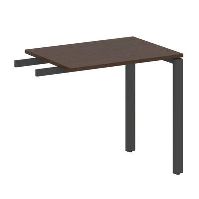 Metal System Style БП.ПР-2 (Венге цаво/антрацит) Приставной элемент на П-образном м/к (используется в качестве брифинга или боковой приставки)