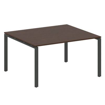 Metal System Style БП.ПРГ-1.3 (Венге цаво/антрацит) Переговорный стол (1 столешница) на П-образном м/к