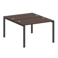 Metal System Style БП.РАС-СП-2.2 (Венге цаво/черный) Рабочая станция на П-образном м/к