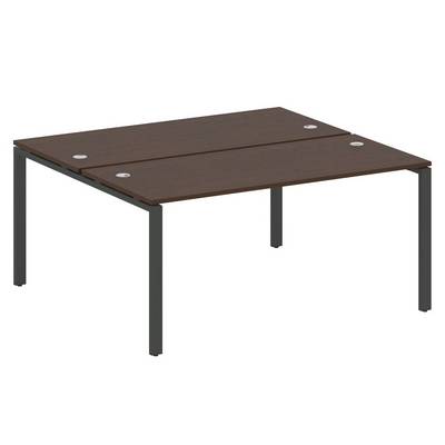 Metal System Style БП.РАС-СП-2.4 (Венге цаво/антрацит) Рабочая станция на П-образном м/к