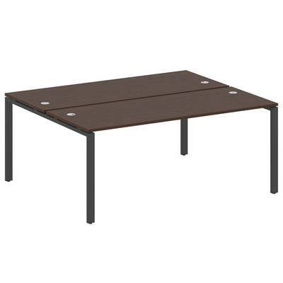 Metal System Style БП.РАС-СП-2.5 (Венге цаво/антрацит) Рабочая станция на П-образном м/к