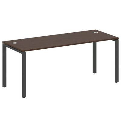 Metal System Style БП.СП-5 (Венге цаво/черный) Стол письменный на П-образном м/к
