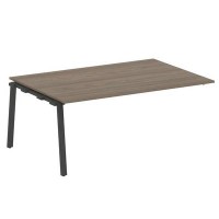 Metal System Style БА.ППРГ-5 (Вяз благородный/антрацит) Проходной наборный элемент переговорного стола на А-образном м/к (проходная опора Б.ОСП-123, столешница, два комплекта траверс)
