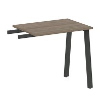 Metal System Style БА.ПР-2 (Вяз благородный/антрацит) Приставной элемент на А-образном м/к (используется в качестве брифинга или боковой приставки)