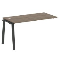 Metal System Style БА.ПРС-СП-1.3 (Вяз благородный/антрацит) Проходной наборный элемент рабочей станции на А-образном м/к (проходная опора Б.ОСП-72, столешница, комплект траверс)