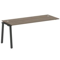 Metal System Style БА.ПРС-СП-1.5 (Вяз благородный/антрацит) Проходной наборный элемент рабочей станции на А-образном м/к (проходная опора Б.ОСП-72, столешница, комплект траверс)