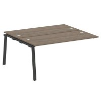 Metal System Style БА.ПРС-СП-2.4 (Вяз благородный/антрацит) Проходной наборный элемент рабочей станции на А-образном м/к (проходная опора Б.ОСП-147, две столешницы, два комплекта траверс)