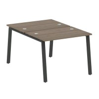 Metal System Style БА.РАС-СП-2.1 (Вяз благородный/антрацит) Рабочая станция на А-образном м/к