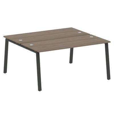 Metal System Style БА.РАС-СП-2.4 (Вяз благородный/антрацит) Рабочая станция на А-образном м/к