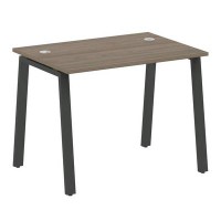 Metal System Style БА.СП-1 (Вяз благородный/антрацит) Стол письменный на А-образном м/к