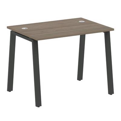 Metal System Style БА.СП-1 (Вяз благородный/антрацит) Стол письменный на А-образном м/к