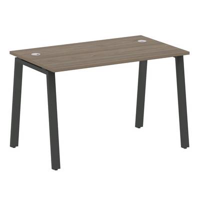 Metal System Style БА.СП-2 (Вяз благородный/черный) Стол письменный на А-образном м/к