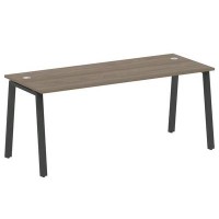 Metal System Style БА.СП-5 (Вяз благородный/антрацит) Стол письменный на А-образном м/к