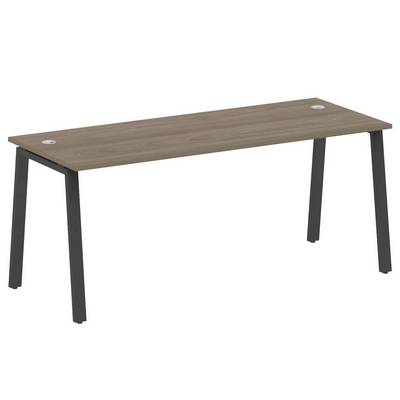 Metal System Style БА.СП-5 (Вяз благородный/черный) Стол письменный на А-образном м/к