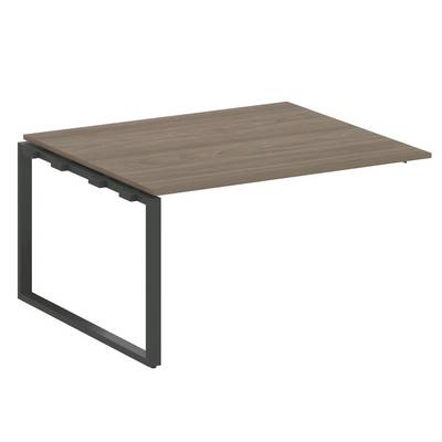 Metal System Style БО.ППРГ-3 (Вяз благородный/черный) Проходной наборный элемент переговорного стола на О-образном м/к (проходная опора Б.ОСП-123, столешница, два комплекта траверс)