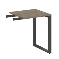 Metal System Style БО.ПР-1 (Вяз благородный/антрацит) Приставной элемент на О-образном м/к (используется в качестве брифинга или боковой приставки)