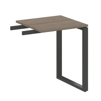 Metal System Style БО.ПР-1 (Вяз благородный/черный) Приставной элемент на О-образном м/к (используется в качестве брифинга или боковой приставки)