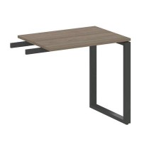 Metal System Style БО.ПР-2 (Вяз благородный/антрацит) Приставной элемент на О-образном м/к (используется в качестве брифинга или боковой приставки)