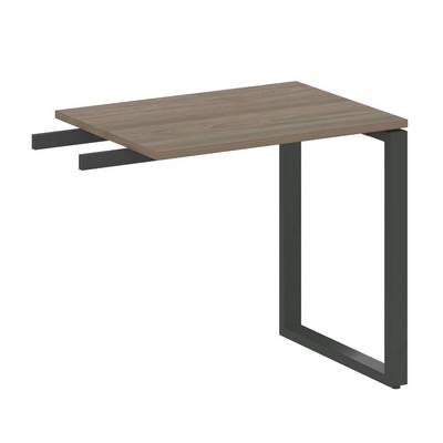 Metal System Style БО.ПР-2 (Вяз благородный/антрацит) Приставной элемент на О-образном м/к (используется в качестве брифинга или боковой приставки)