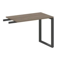 Metal System Style БО.ПР-3 (Вяз благородный/антрацит) Приставной элемент на О-образном м/к (используется в качестве брифинга или боковой приставки)