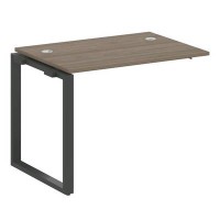 Metal System Style БО.ПРС-СП-1.1 (Вяз благородный/антрацит) Проходной наборный элемент рабочей станции  на О-образном м/к  (проходная опора Б.ОСП-72, столешница, комплект траверс)